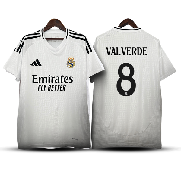 Camiseta Real Madrid 24/25 – Primera Equipación - 8 Valverde