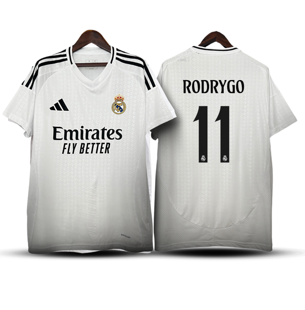 Camiseta Real Madrid 24/25 – Primera Equipación - 11 Rodrygo