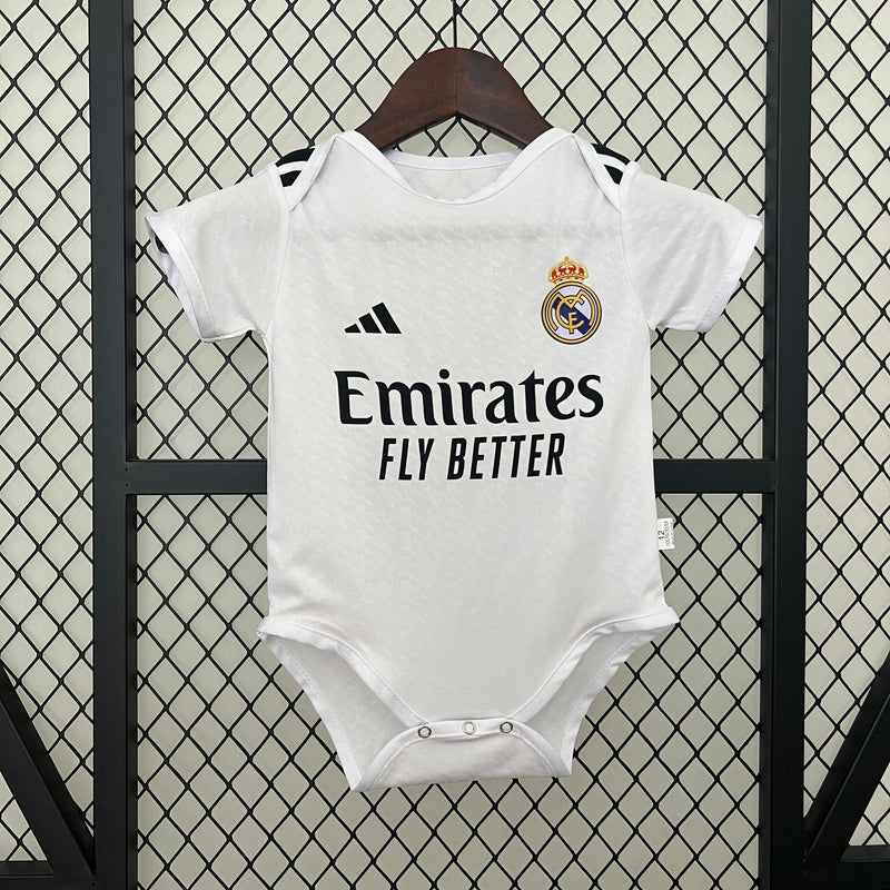 Mono Bebe Real Madrid 24/25 – Primera Equipación