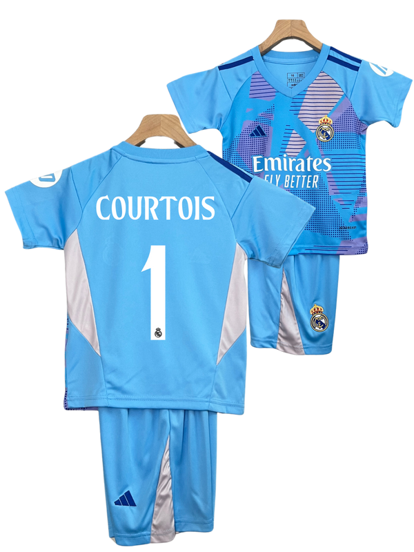 Conjunto Niños Real Madrid Portero 24/25 – Primera Equipación  - 1 Courtois