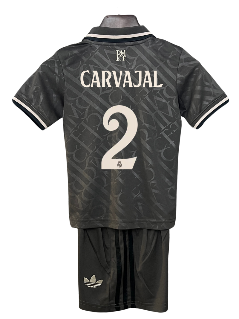 Conjunto Niños Real Madrid 24/25 – Tercera Equipación -  2 Carvajal