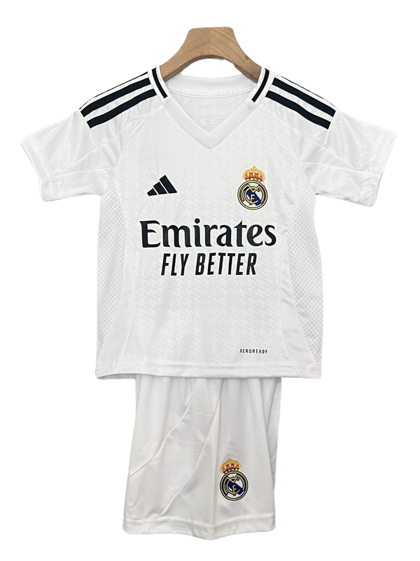 Conjunto Niños Real Madrid 24/25 – Primera Equipación