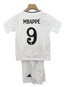 Conjunto Niños Real Madrid 24/25 – Primera Equipación - 9 Mbappé