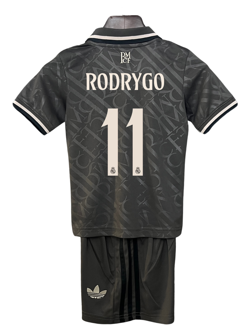 Conjunto Niños Real Madrid 24/25 – Tercera Equipación - 11 Rodrygo