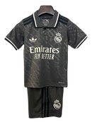 Conjunto Niños Real Madrid 24/25 – Tercera Equipación - 9 Mbappé