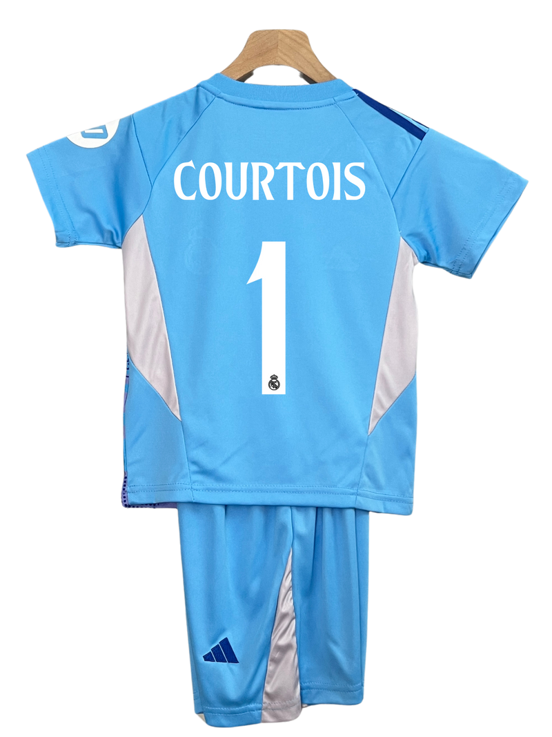 Conjunto Niños Real Madrid Portero 24/25 – Primera Equipación  - 1 Courtois