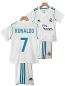 Conjunto Niños Real Madrid 17/18 – Primera Equipación - 7 Ronaldo