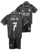 Conjunto Niños Real Madrid 24/25 – Tercera Equipación -  7 Vini JR.