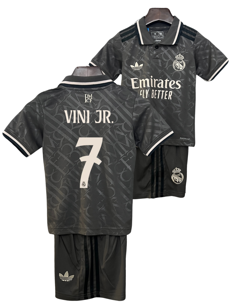 Conjunto Niños Real Madrid 24/25 – Tercera Equipación -  7 Vini JR.