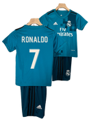 Conjunto Niños Real Madrid 17/18 – Tercera Equipación - 7 Ronaldo