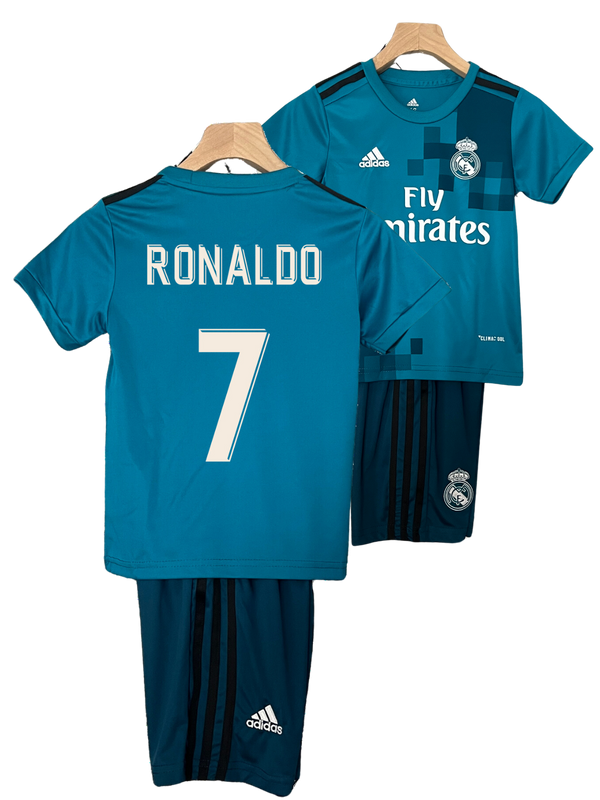 Conjunto Niños Real Madrid 17/18 – Tercera Equipación - 7 Ronaldo