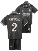 Conjunto Niños Real Madrid 24/25 – Tercera Equipación -  2 Carvajal
