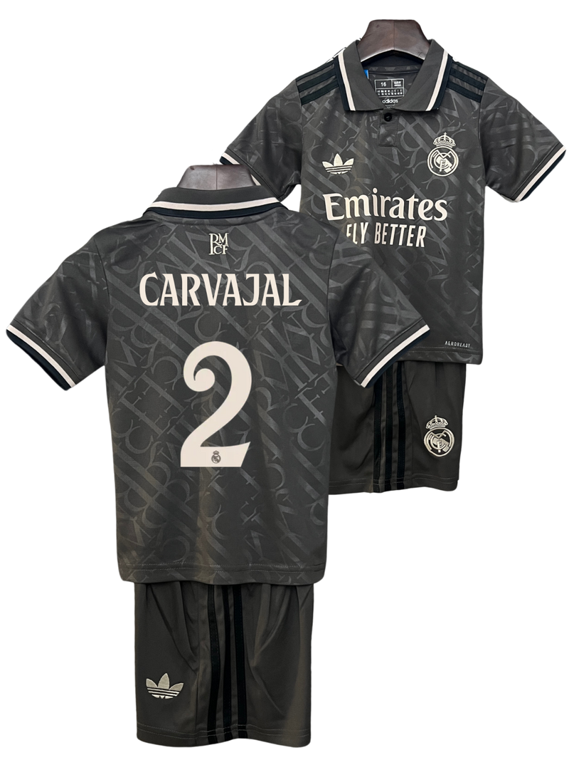 Conjunto Niños Real Madrid 24/25 – Tercera Equipación -  2 Carvajal