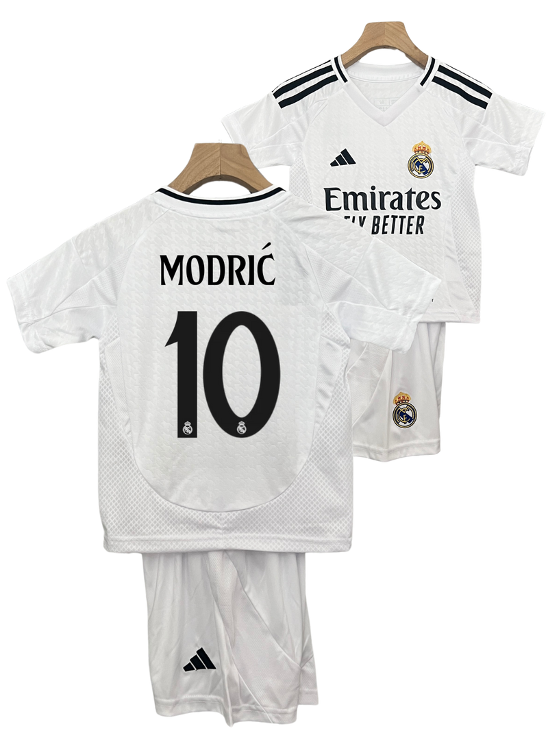 Conjunto Niños Real Madrid 24/25 – Primera Equipación - 10 Modric