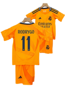 Conjunto Niños Real Madrid 24/25 – Segunda Equipación - 11 Rodrygo