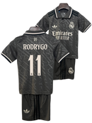 Conjunto Niños Real Madrid 24/25 – Tercera Equipación - 11 Rodrygo