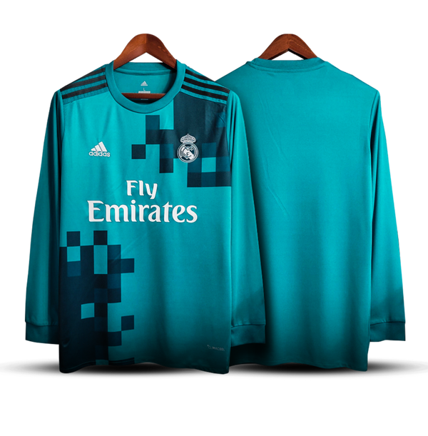 Camiseta Manga Larga Real Madrid 17/18– Tercera Equipación