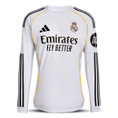 Camiseta Manga Larga Real Madrid 25/26 – Primera Equipación