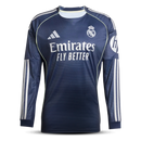 Camiseta Manga Larga Real Madrid 25/26 – Segunda Equipación