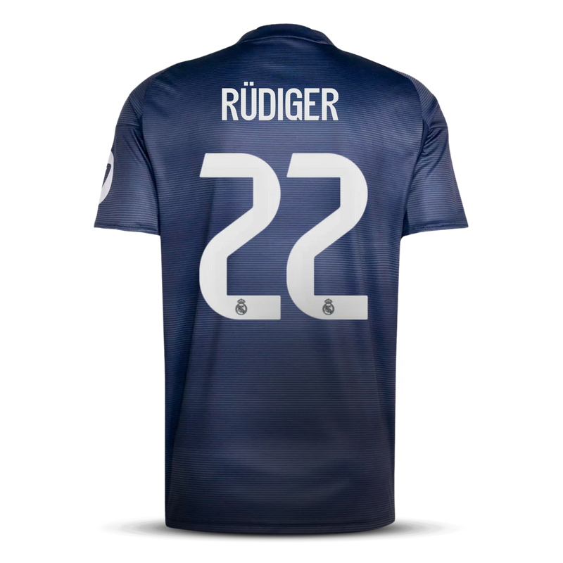 Camiseta Real Madrid 25/26 – Segunda Equipación - 22 Rüdiger