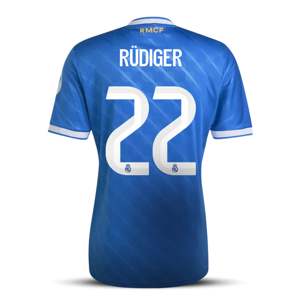 Camiseta Real Madrid 25/26 – Tercera Equipación - 22 Rüdiger