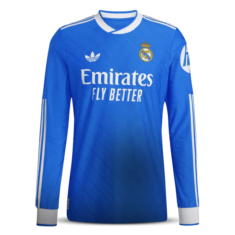 Camiseta Manga Larga Real Madrid 25/26 – Tercera Equipación