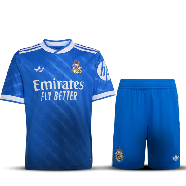 Conjunto Niños Real Madrid 25/26 – Tercera Equipación