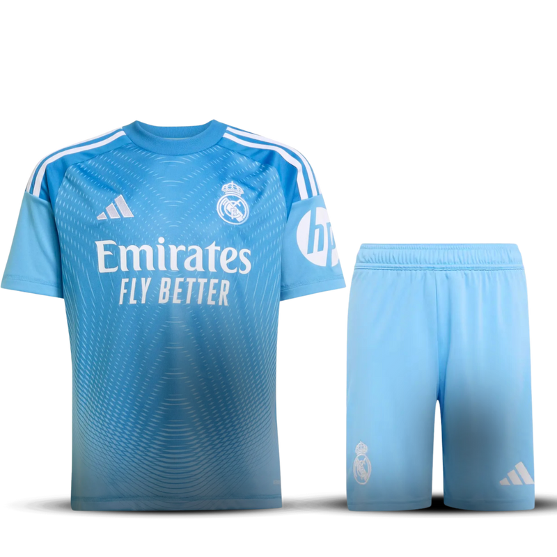 Conjunto Niños Real Madrid Portero 25/26 – Primera Equipación