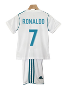 Conjunto Niños Real Madrid 17/18 – Primera Equipación - 7 Ronaldo