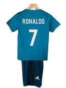 Conjunto Niños Real Madrid 17/18 – Tercera Equipación - 7 Ronaldo