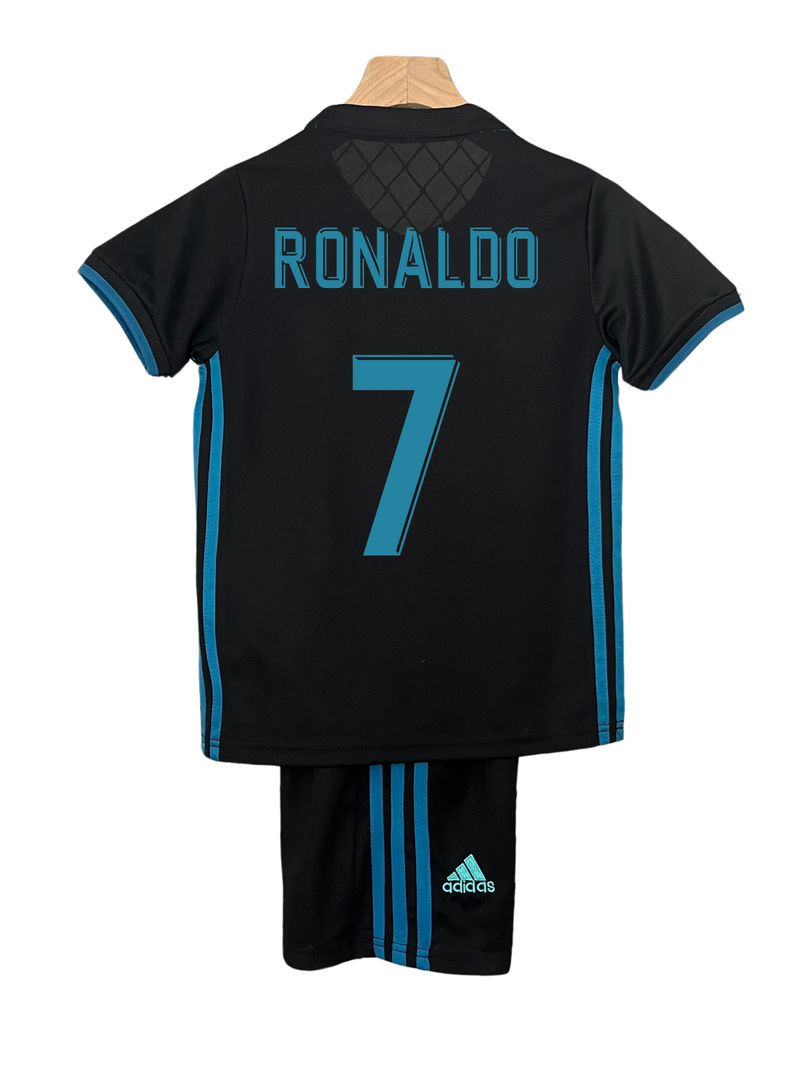 Conjunto Niños Real Madrid 17/18 – Segunda Equipación - 7 Ronaldo